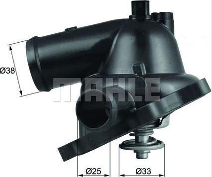 MAHLE TM 74 95 - Термостат, охолоджуюча рідина autocars.com.ua