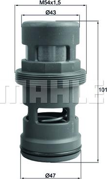 MAHLE TO 18 110 - Термостат, масляне охолодження autocars.com.ua