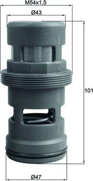 MAHLE TO 18 114 - Термостат, масляне охолодження autocars.com.ua