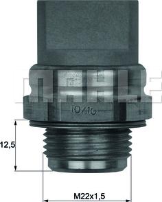 MAHLE TSW 32 - Термовимикач, вентилятор радіатора / кондиціонера autocars.com.ua