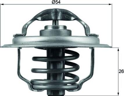 MAHLE TX 111 87D - Термостат, охолоджуюча рідина autocars.com.ua