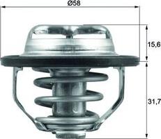 MAHLE TX 122 82 - Термостат, охолоджуюча рідина autocars.com.ua