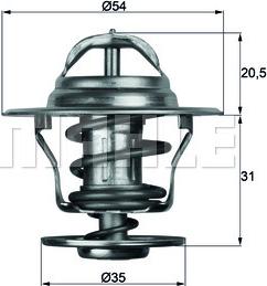 MAHLE TX 13 92D - Термостат, охлаждающая жидкость avtokuzovplus.com.ua