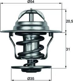 MAHLE TX 15 87 D - Термостат, охолоджуюча рідина autocars.com.ua