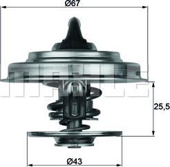 MAHLE TX 18 65 - Термостат, охолоджуюча рідина autocars.com.ua