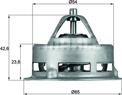 MAHLE TX 2 75 - Термостат, охолоджуюча рідина autocars.com.ua