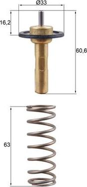 MAHLE TX 311 90D - Термостат, охолоджуюча рідина autocars.com.ua