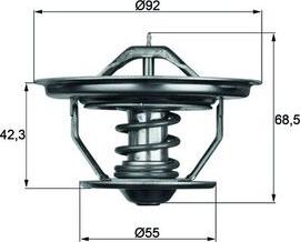 MAHLE TX 35 75 - Термостат, охолоджуюча рідина autocars.com.ua