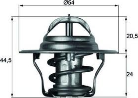 MAHLE TX 4 83D - Термостат, охолоджуюча рідина autocars.com.ua