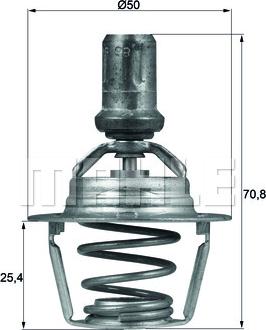 MAHLE TX 66 86D - Термостат, охлаждающая жидкость avtokuzovplus.com.ua