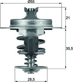 MAHLE TX 67 83 D - Термостат, охолоджуюча рідина autocars.com.ua