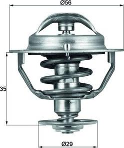 MAHLE TX 73 82D - Термостат, охолоджуюча рідина autocars.com.ua