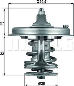 MAHLE TX 78 83 - Термостат, охолоджуюча рідина autocars.com.ua