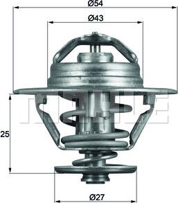 MAHLE TX 93 83D - Термостат, охлаждающая жидкость avtokuzovplus.com.ua