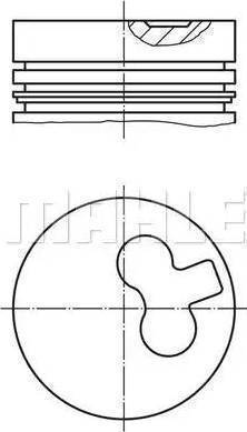 MAHLE 011 29 00 - Поршень autocars.com.ua