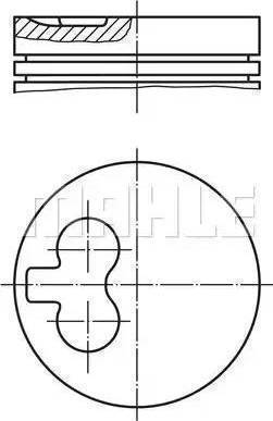 Mopart MP 102-69810-01 - Поршень autocars.com.ua