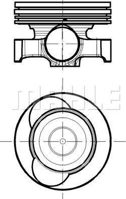 MAHLE 021 PI 00118 200 - Поршень autocars.com.ua
