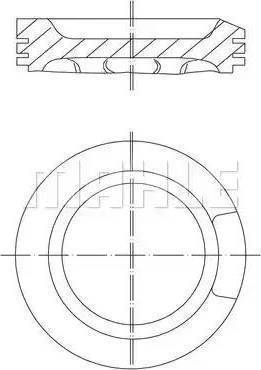 Mopart MP 102-12380-11 - Поршень autocars.com.ua