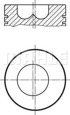 MAHLE 213 33 00 - Поршень autocars.com.ua