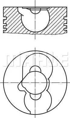 MAHLE 228 82 10 - Поршень autocars.com.ua