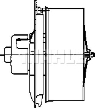 MAHLE AB 48 000P - Вентилятор салону autocars.com.ua