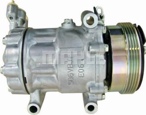 MAHLE ACP 1252 000P - Компресор, кондиціонер autocars.com.ua