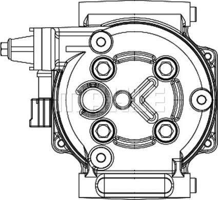 MAHLE ACP 1355 000P - Компрессор кондиционера avtokuzovplus.com.ua