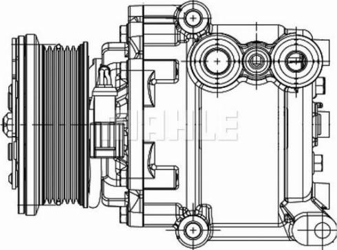 MAHLE ACP 1355 000P - Компрессор кондиционера avtokuzovplus.com.ua