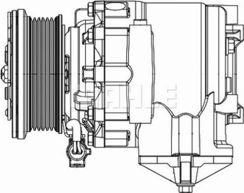 MAHLE ACP 1355 000P - Компрессор кондиционера avtokuzovplus.com.ua