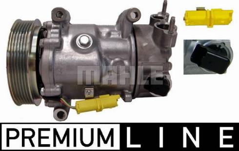 MAHLE ACP 14 000P - Компресор, кондиціонер autocars.com.ua