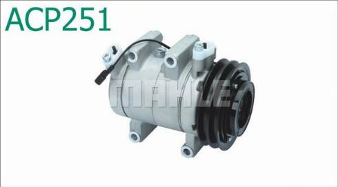 MAHLE ACP 251 000S - Компресор, кондиціонер autocars.com.ua