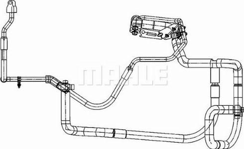 MAHLE AP 111 000P - Трубопровід високого / низького тиску, кондиціонер autocars.com.ua