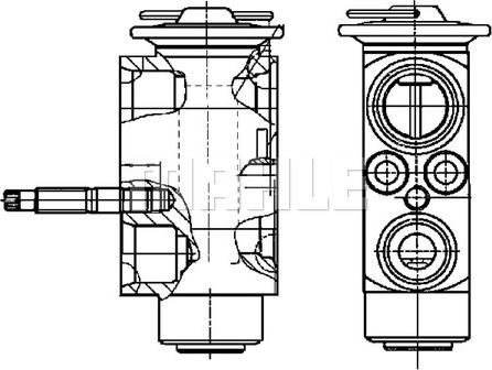 MAHLE AVE 96 000P - Розширювальний клапан, кондиціонер autocars.com.ua