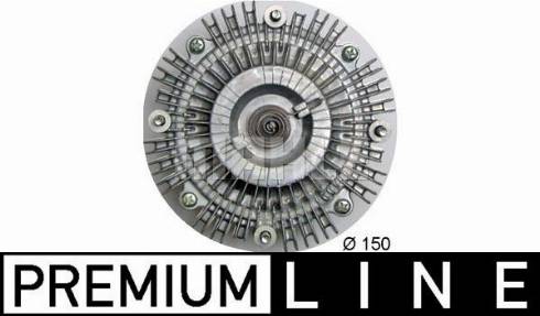 MAHLE CFC 153 000P - Зчеплення, вентилятор радіатора autocars.com.ua