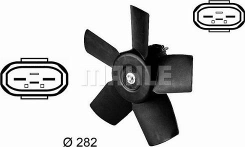 MAHLE CFF 18 000S - Вентилятор, охолодження двигуна autocars.com.ua