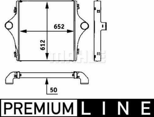 MAHLE CI 108 000P - Интеркулер autocars.com.ua