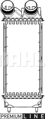 MAHLE CI 367 000P - Интеркулер autocars.com.ua