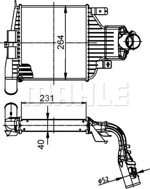 MAHLE CI 512 000S - Интеркулер autocars.com.ua