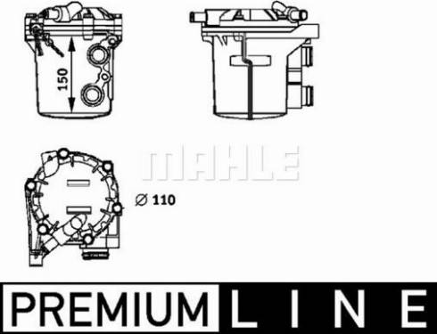 MAHLE CLC 31 000P - Масляний радіатор, рухове масло autocars.com.ua