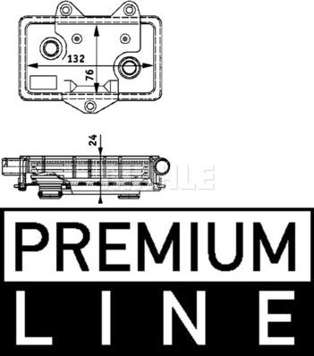 MAHLE CLC 37 000P - Масляний радіатор, рухове масло autocars.com.ua