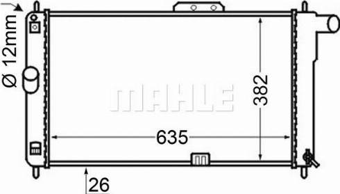 MAHLE CR 139 000S - Радіатор, охолодження двигуна autocars.com.ua