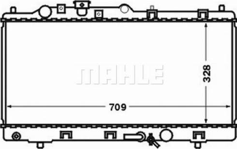 MAHLE CR 1472 000S - Радіатор, охолодження двигуна autocars.com.ua