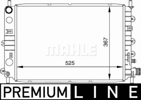 MAHLE CR 156 000P - Радіатор, охолодження двигуна autocars.com.ua