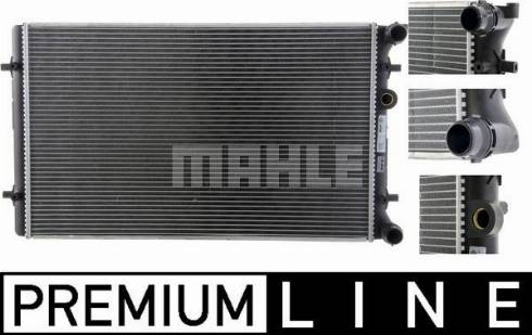 MAHLE CR 1714 000P - Радіатор, охолодження двигуна autocars.com.ua