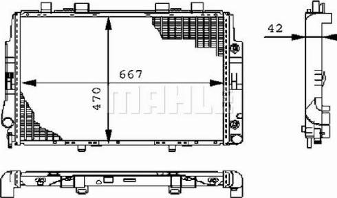 MAHLE CR 247 000P - Радіатор, охолодження двигуна autocars.com.ua