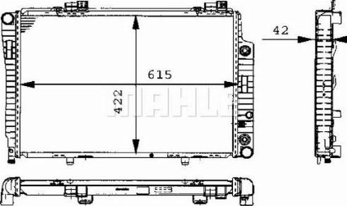 MAHLE CR 248 000P - Радіатор, охолодження двигуна autocars.com.ua