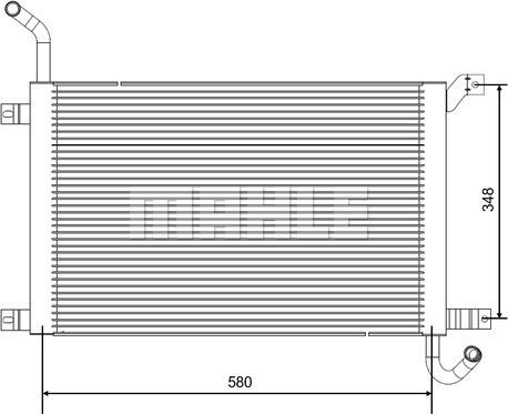 MAHLE CR 2579 000S - Радіатор, охолодження двигуна autocars.com.ua