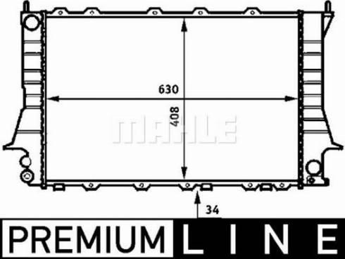 MAHLE CR 359 000P - Радіатор, охолодження двигуна autocars.com.ua