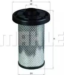 MAHLE LX 576 - Повітряний фільтр autocars.com.ua