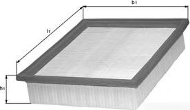 MAHLE LX 869 - Повітряний фільтр autocars.com.ua